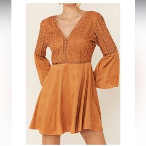 Bell sleeve dress